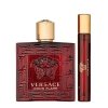 Versace Eros Flame Set - Eau de Parfum 100 ml + Eau de Parfum 10 ml + Black Trousse